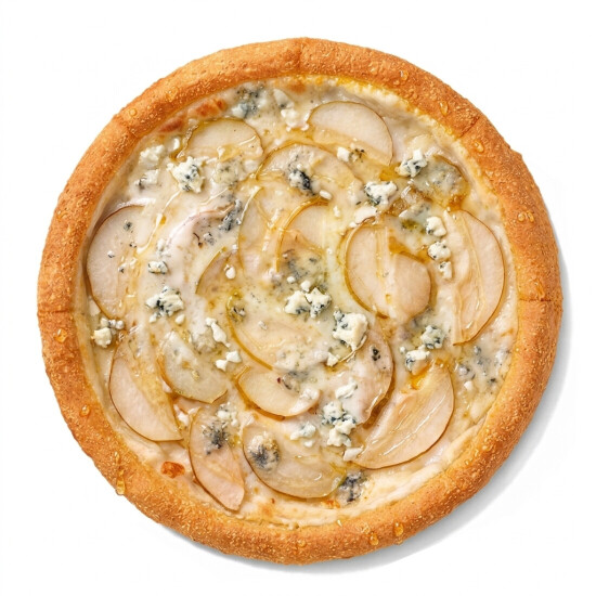 Пицца Сырная с мёдом и грушей