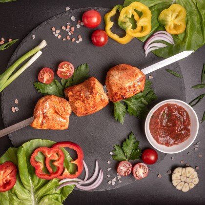 Шашлык из куриного филе