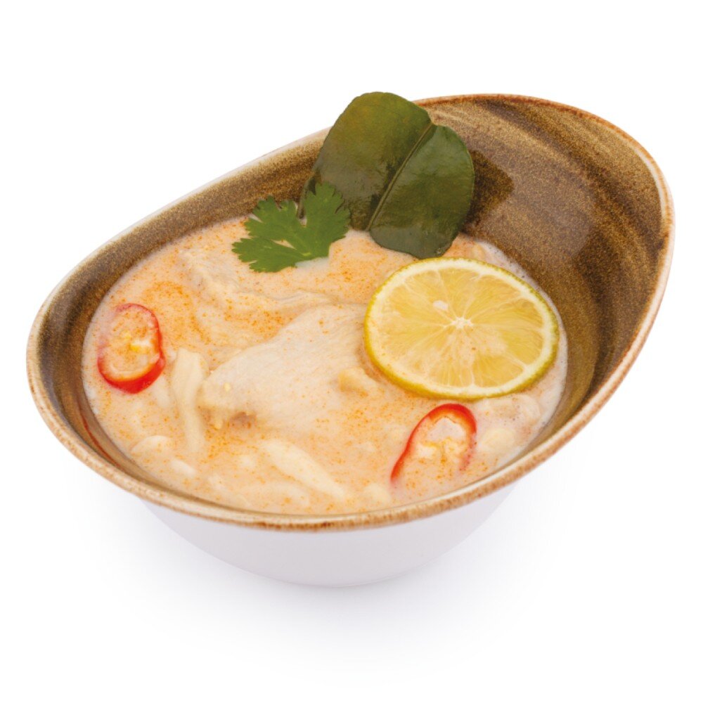 Специальное предложение Суп Том Кха с куриным филе и грибами шимеджи