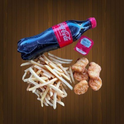 Детский наггетс сет + кола