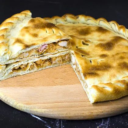 Пирог «Курица барбекю»