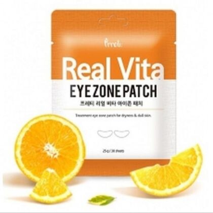 Prreti Антивозрастные патчи с ниацинамидом и витаминами 30шт Real Vita Eye Zone Patch