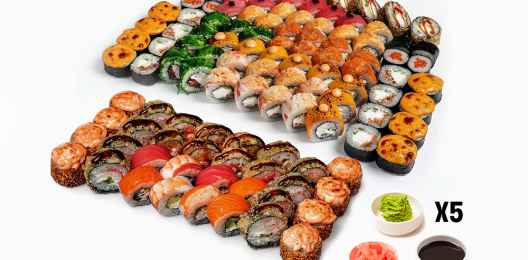 "Супер Комбо" на 7-10 человек + 5 Гарнир Сан