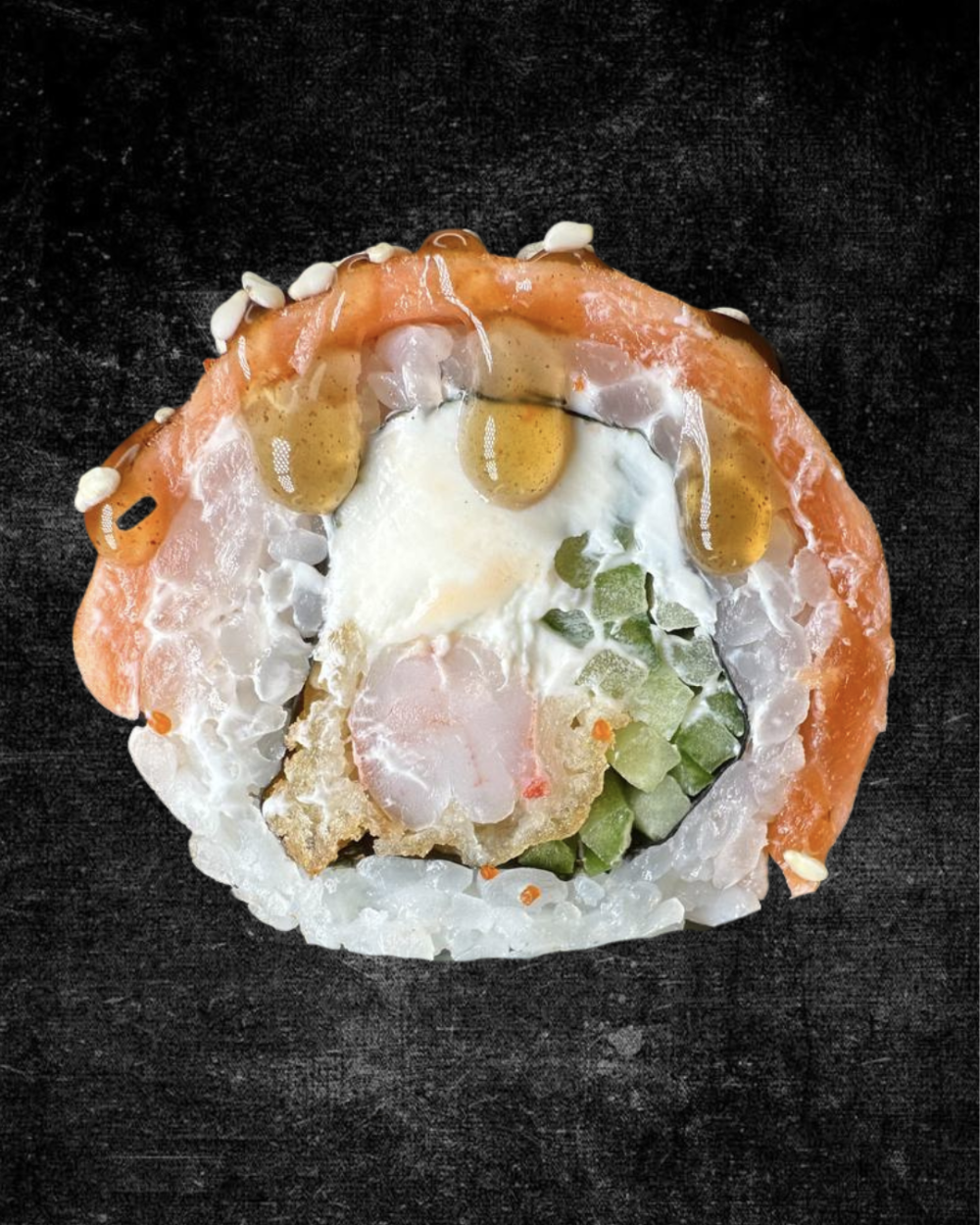 Ролл опаленный с Лососем