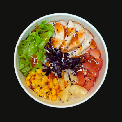 Поке с курицей