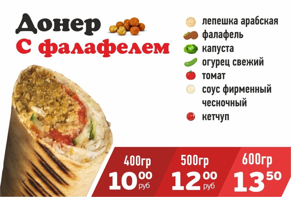 Донер с Фалафелем
