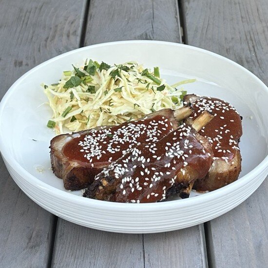 Томленые свиные ребра