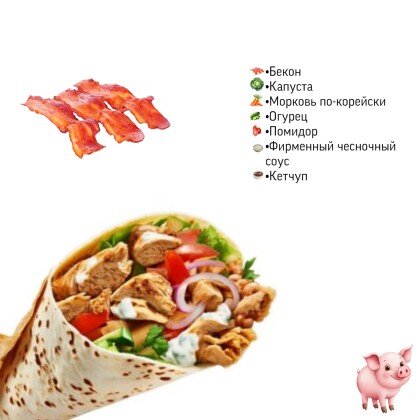 Шаурма «Бекон»