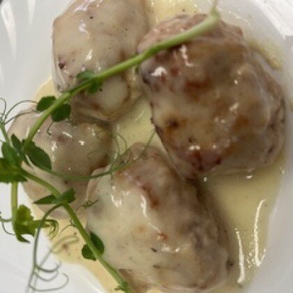 Тефтели куриные с соусом