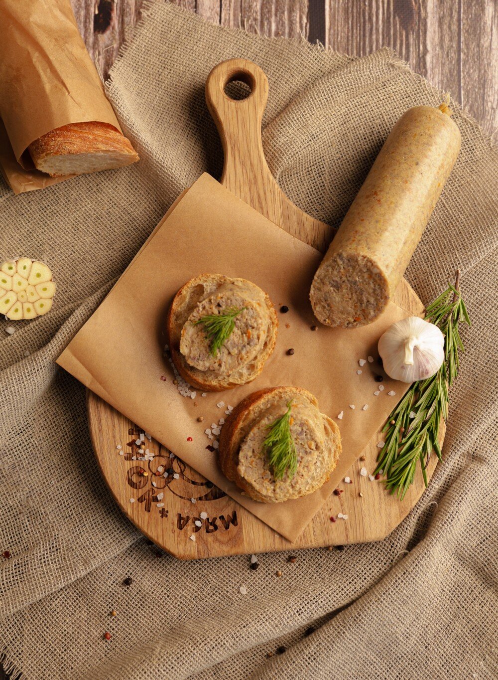 Изделие колбасное м/с из термически обработанных ингредиентов. Паштет вареный "Нежный"