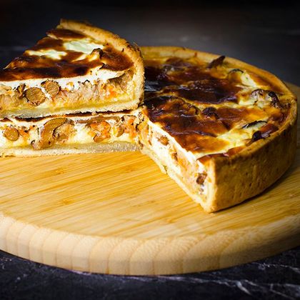Киш "Лисички и капуста"