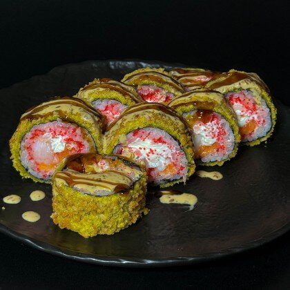 Темпура с креветкой и лососем