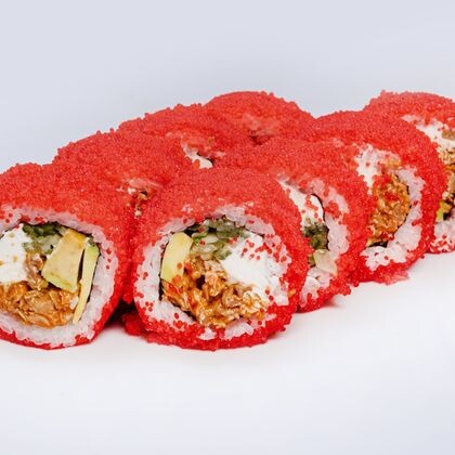 Калифорния с лососем терияки