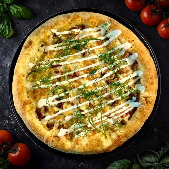 Грибная с ветчиной