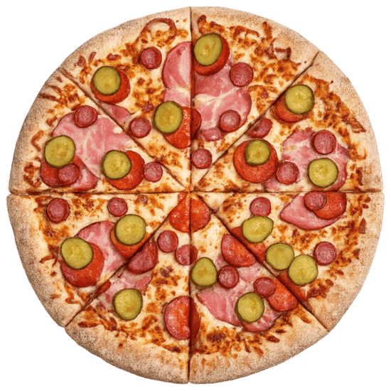 Пицца «Колбаски бургер»