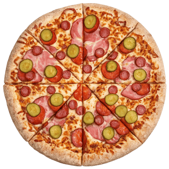 Пицца «Колбаски бургер»