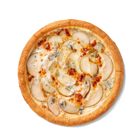 Пицца Сырная с мёдом и грушей