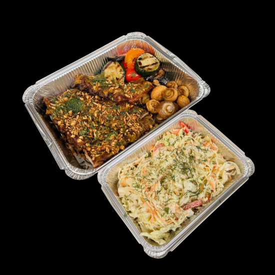 Сет Ребрышки с яблочно-грушевой глазурью