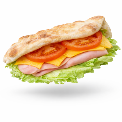 Сэндвич-пита с ветчиной