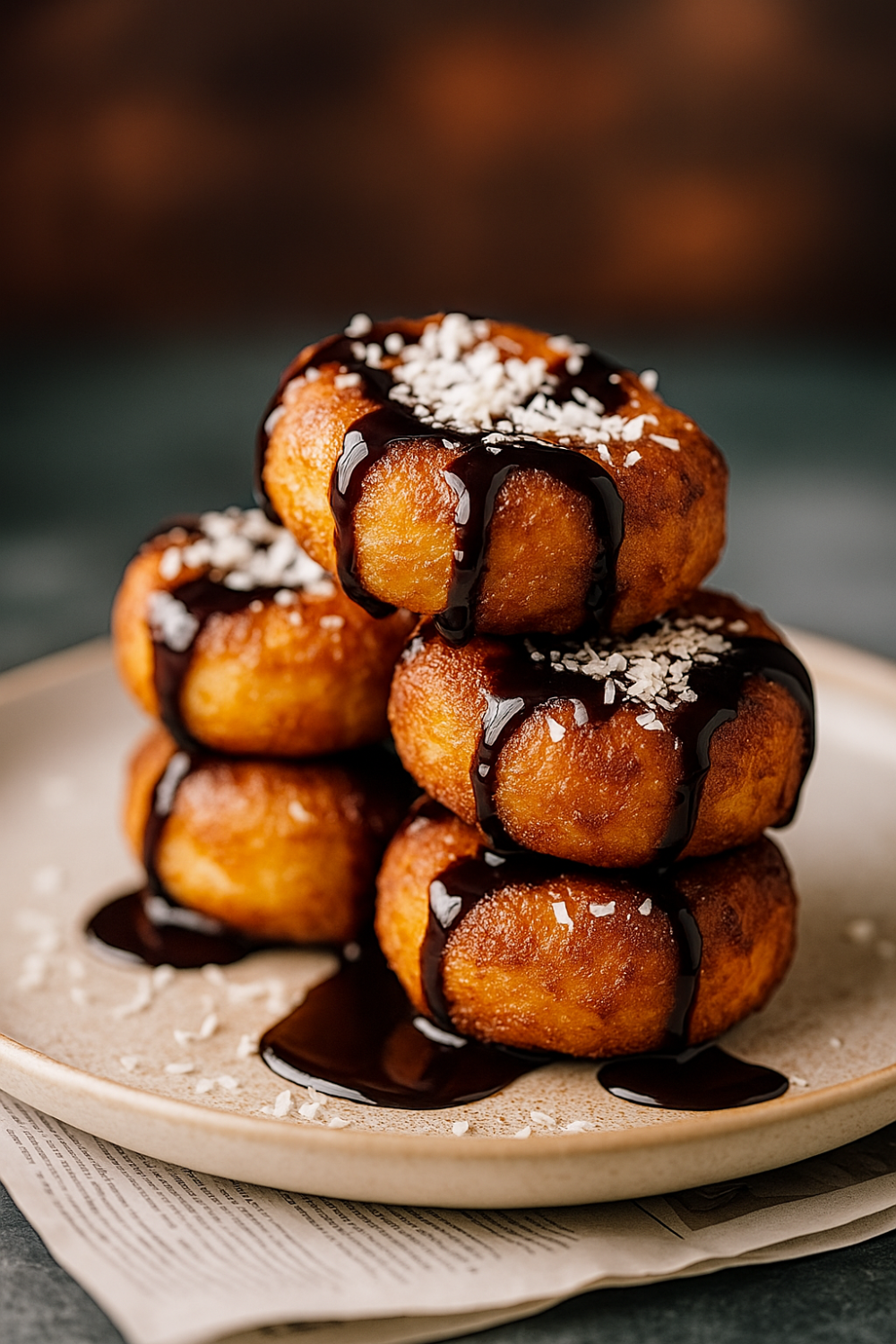 Сливочные сырники в шоколаде