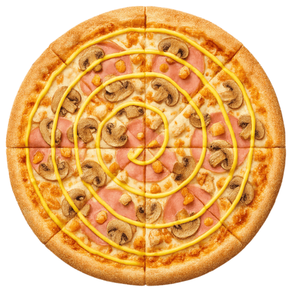 Пицца «Цыпленок в грибах»