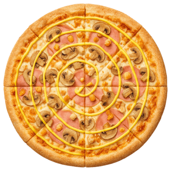 Пицца «Цыпленок в грибах»