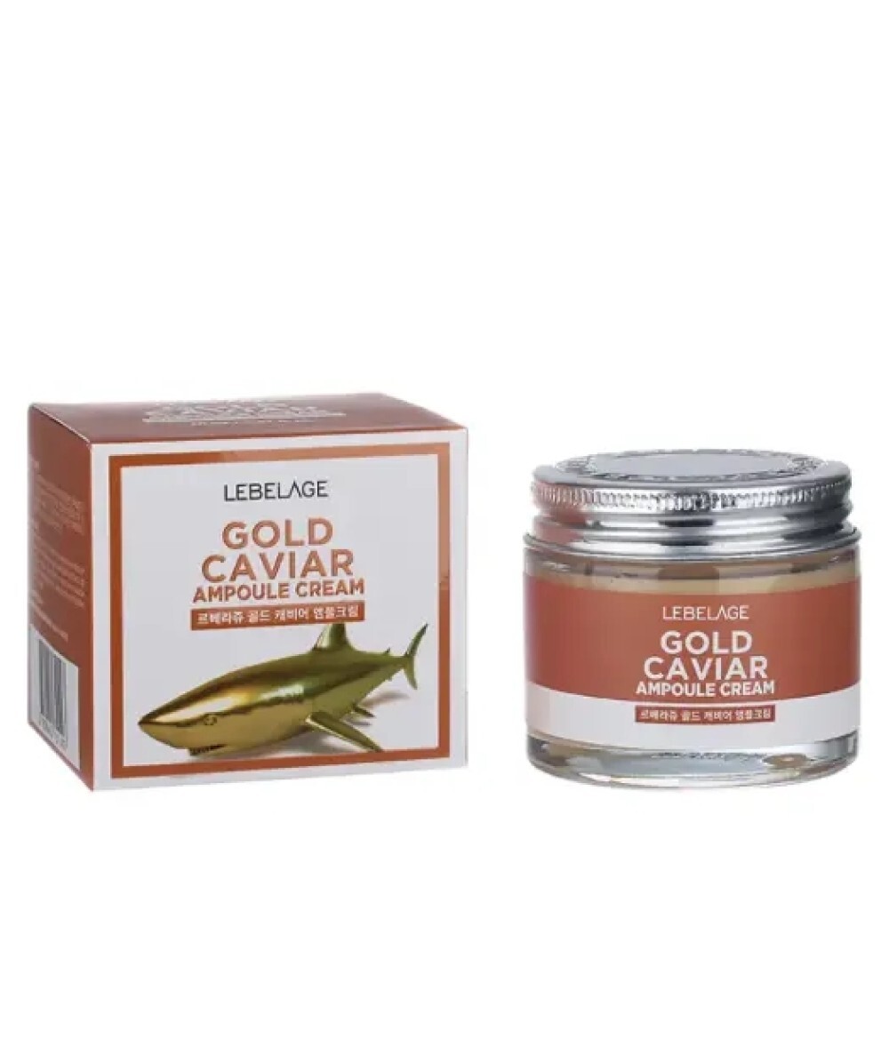 Омолаживающий крем для лица с экстрактом икры LEBELAGE GOLD CAVIAR AMPOULE CREAM, 70мл