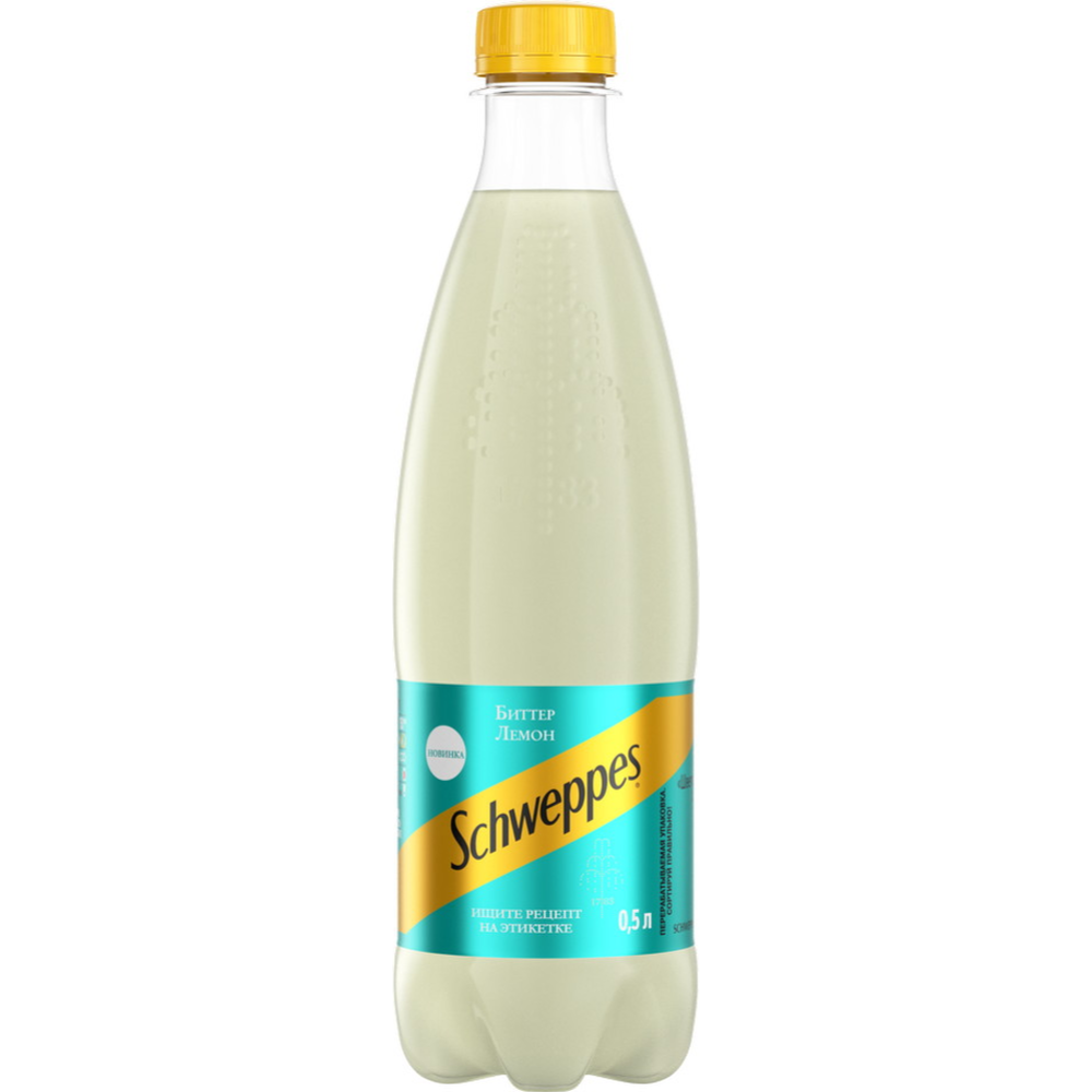 Напиток газированный «Schweppes» биттер лемон, 0.5л