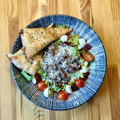 Салат с медовой говядиной