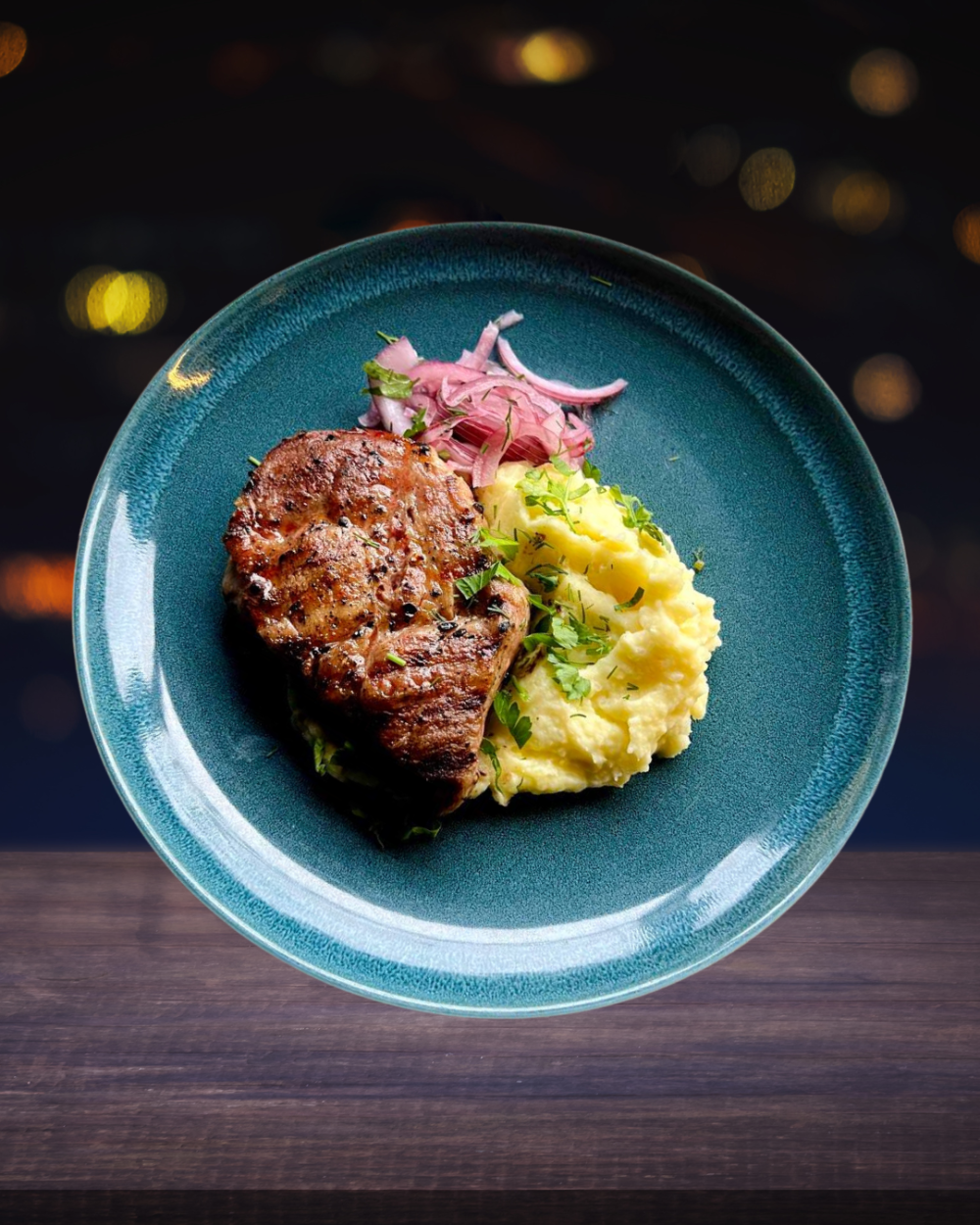 Стейк из свиной шеи