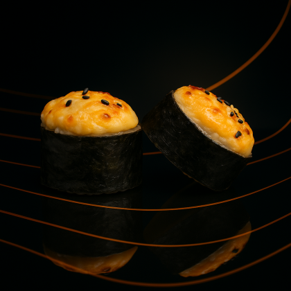 С крабом и спайси шапкой