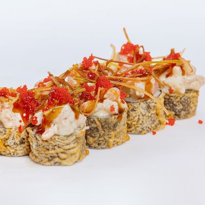 Темпура с креветкой и соусом васаби