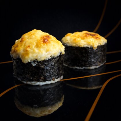 С крабом и сырной шапкой