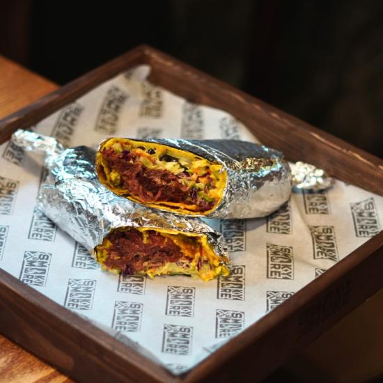 Энчилладос с копченой курицей BBQ