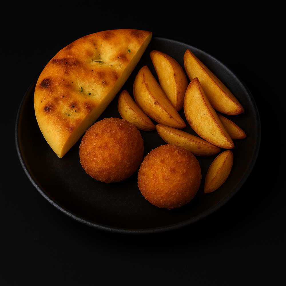 Крокеты с картофельными дольками