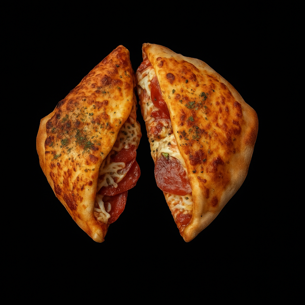 Cъедобная тарелка Мясная кальцоне