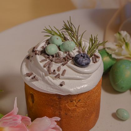 Пасхальный кулич с сухофруктами