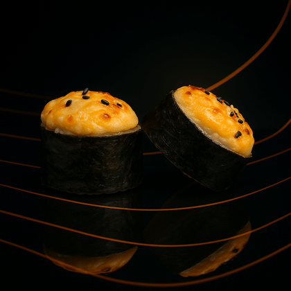 Запеченный ролл с курицей