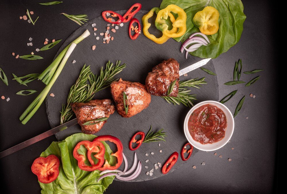 Шашлык из свиной шеи