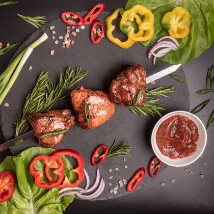 Шашлык из свиной шеи