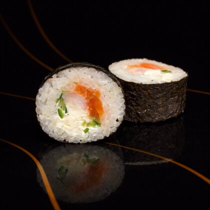 Футомак с креветкой и лососем