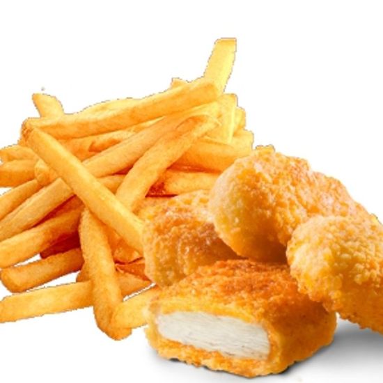 Наггетсы и картофель фри