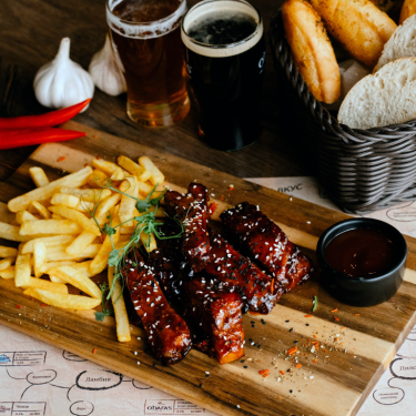 Ребра свиные в медовой глазури