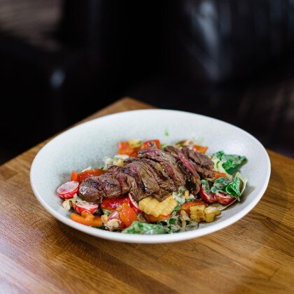 Стейк салат