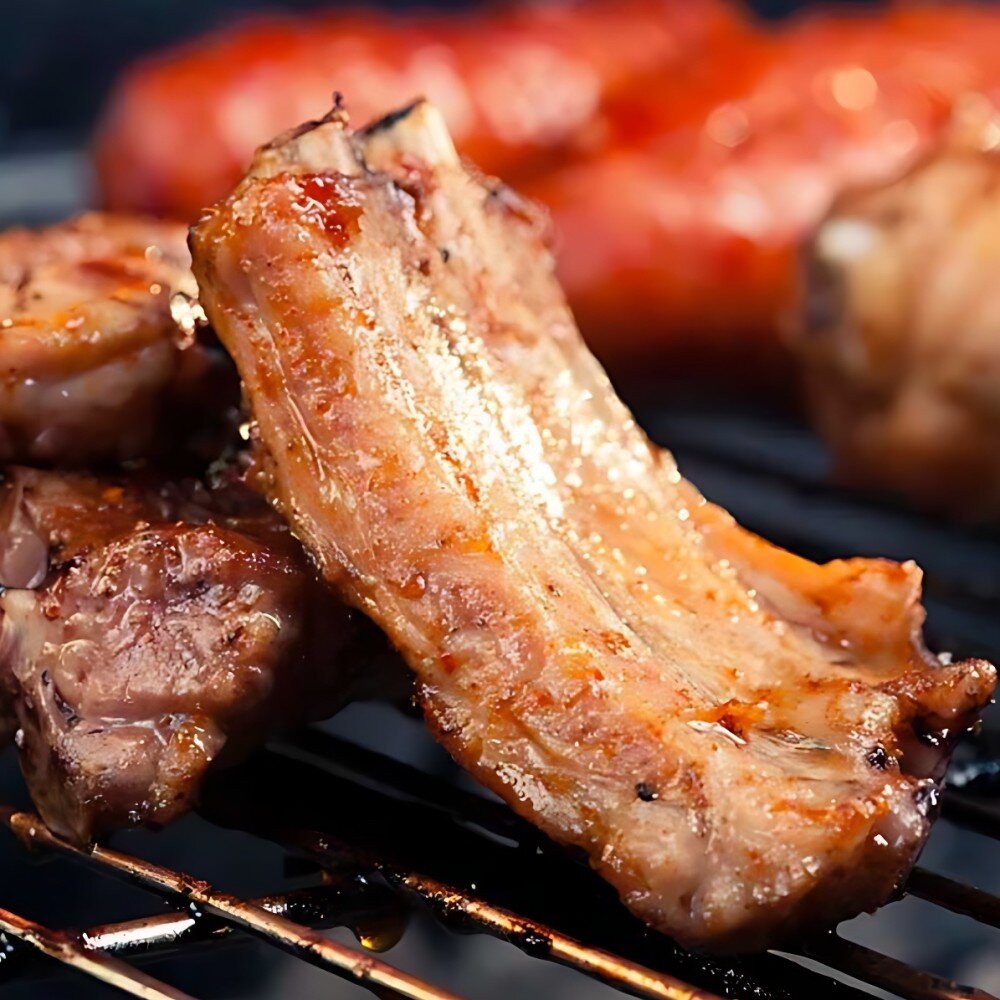 Свиные рёбра в глазури