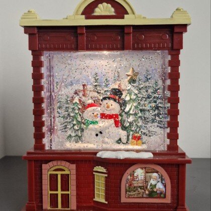 Рождественский фонарь "Дом Санты"