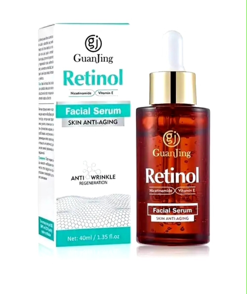 GuanJing Антивозрастная сыворотка для лица с ретинолом и ниацинамидом, Retinol & Nicotinamide Face Serum, 40мл
