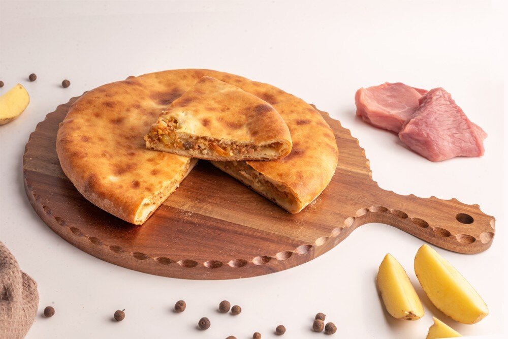 Пирог с картофелем и мясом