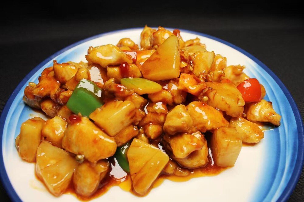 144 Курица с ананасом