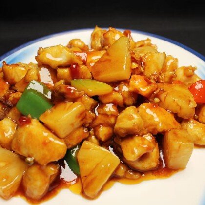 144 Курица с ананасом